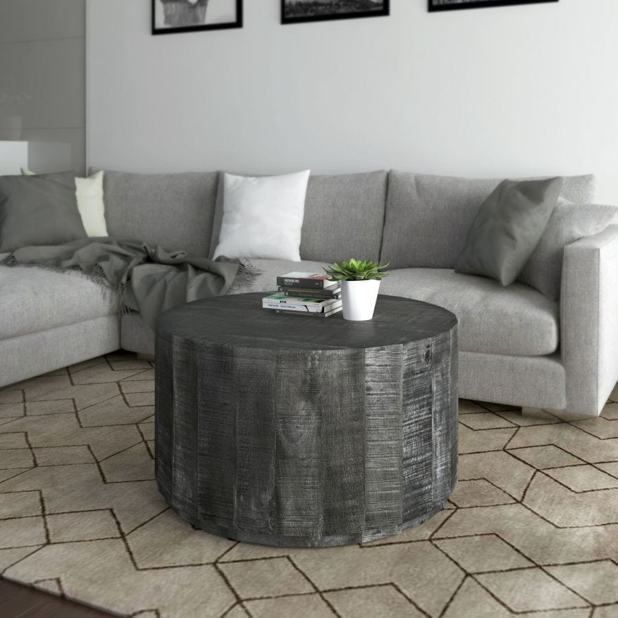 Eva Coffee Table in Distressed Grey - Henderson Furniture Plus