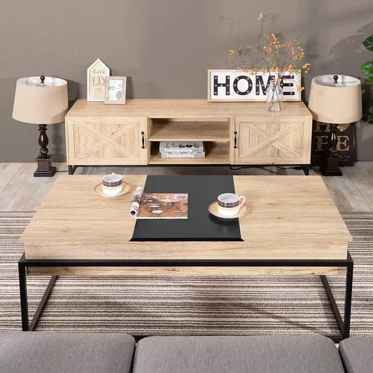 THIEDE Expandable Coffee Table with Storage
