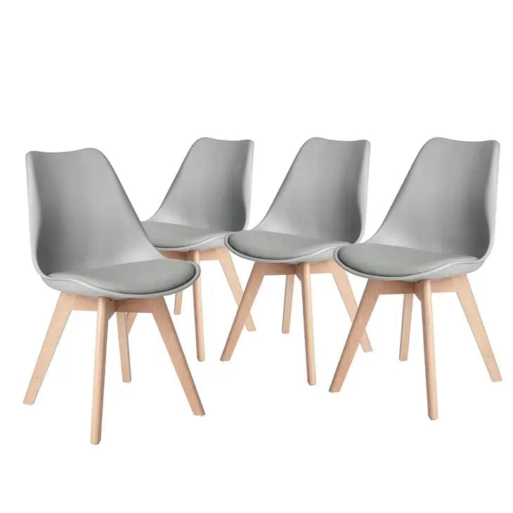 Eames Style Dining Chair Set- Grey! 