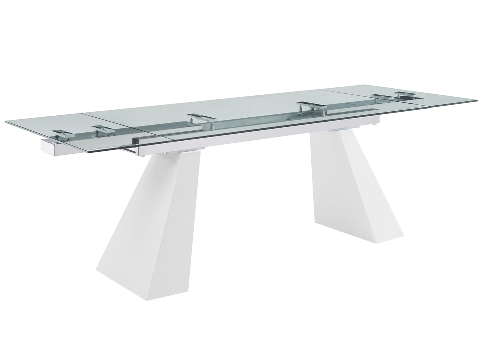 Como Extendable Dining Table - White Base
