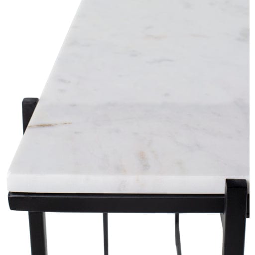 Surya Ana Console Sofa Table - Marble