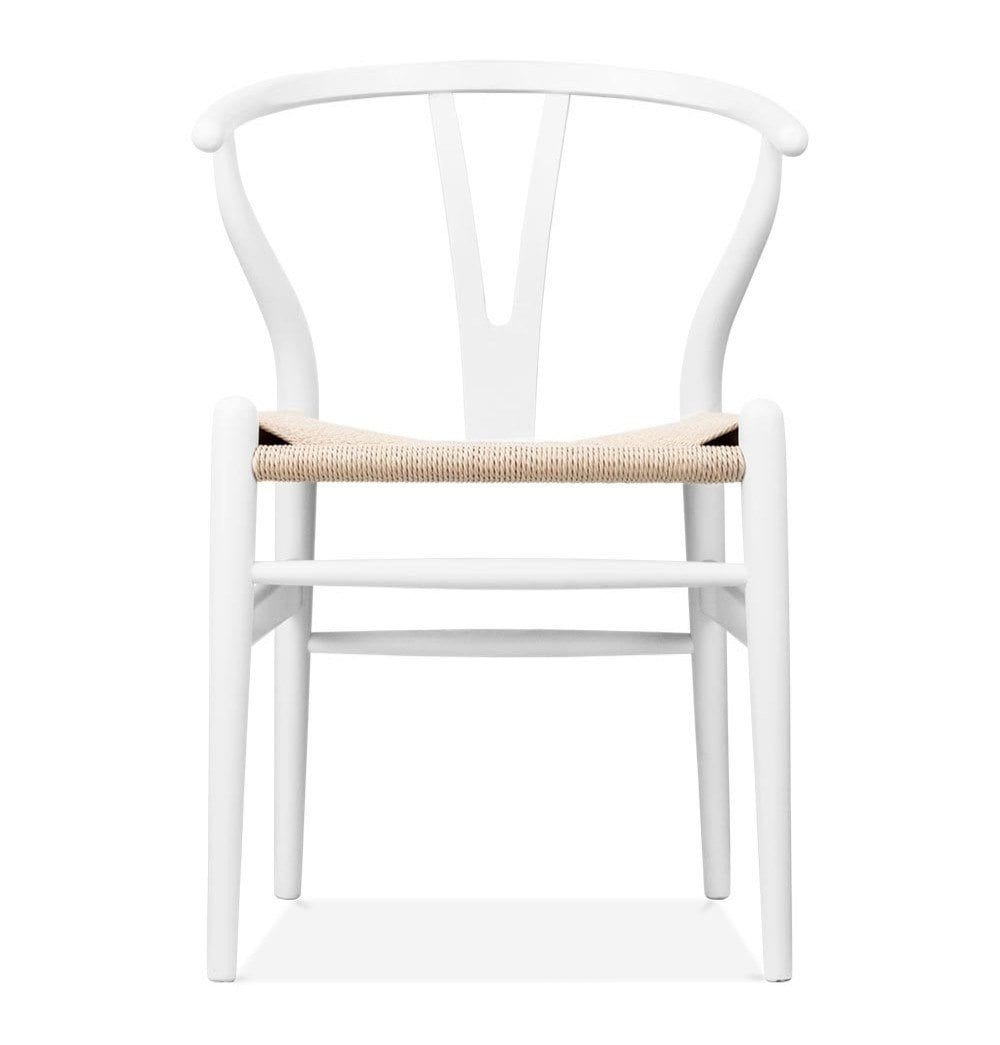 Dagmar Chair - White & Natural Cord