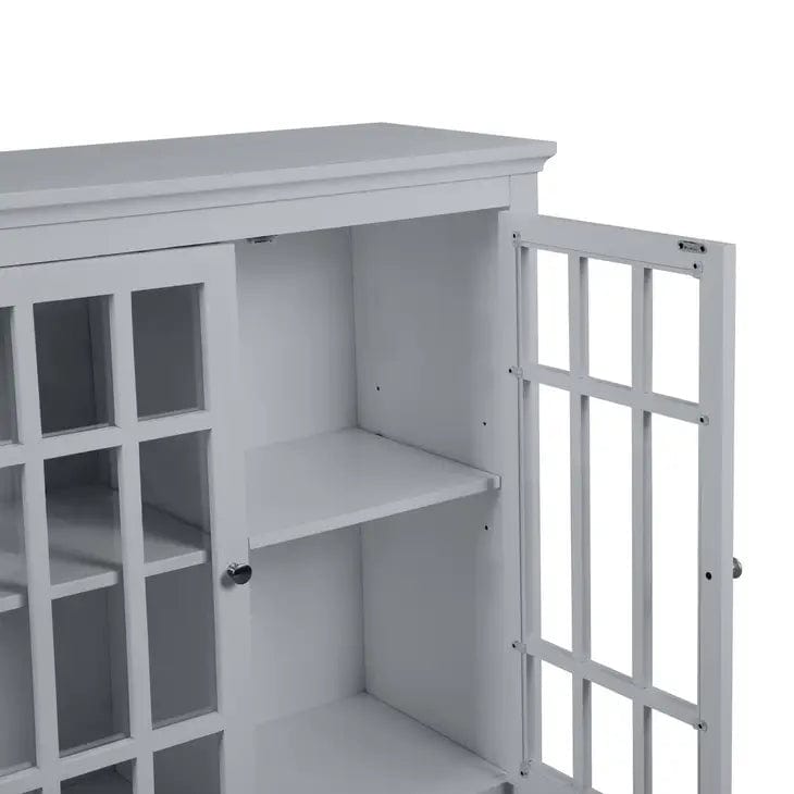 TANEKA Scandinavian Accent Storage Cabinet - 2 Door