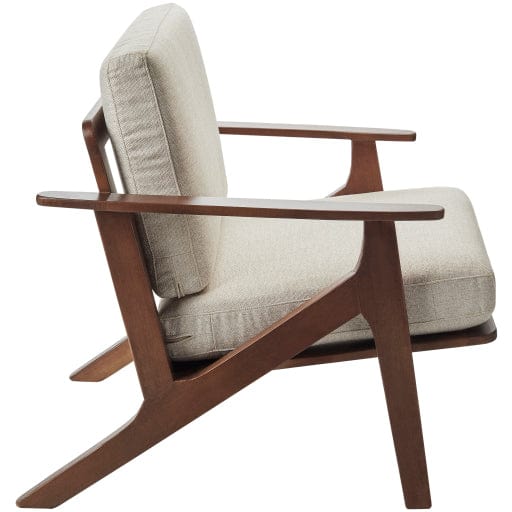 Surya Woven Accent Chair - Cream