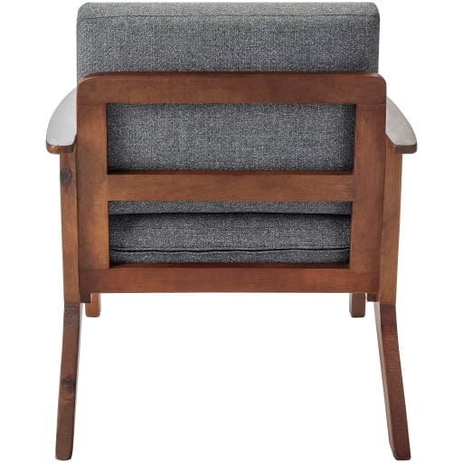 Surya Woven Accent Chair - Grey
