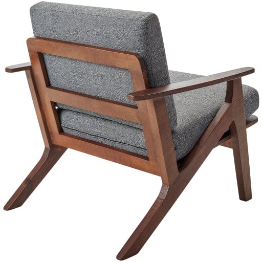 Surya Woven Accent Chair - Grey