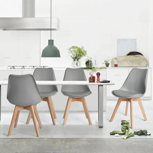 Eames Style Dining Chair Set- Grey! 