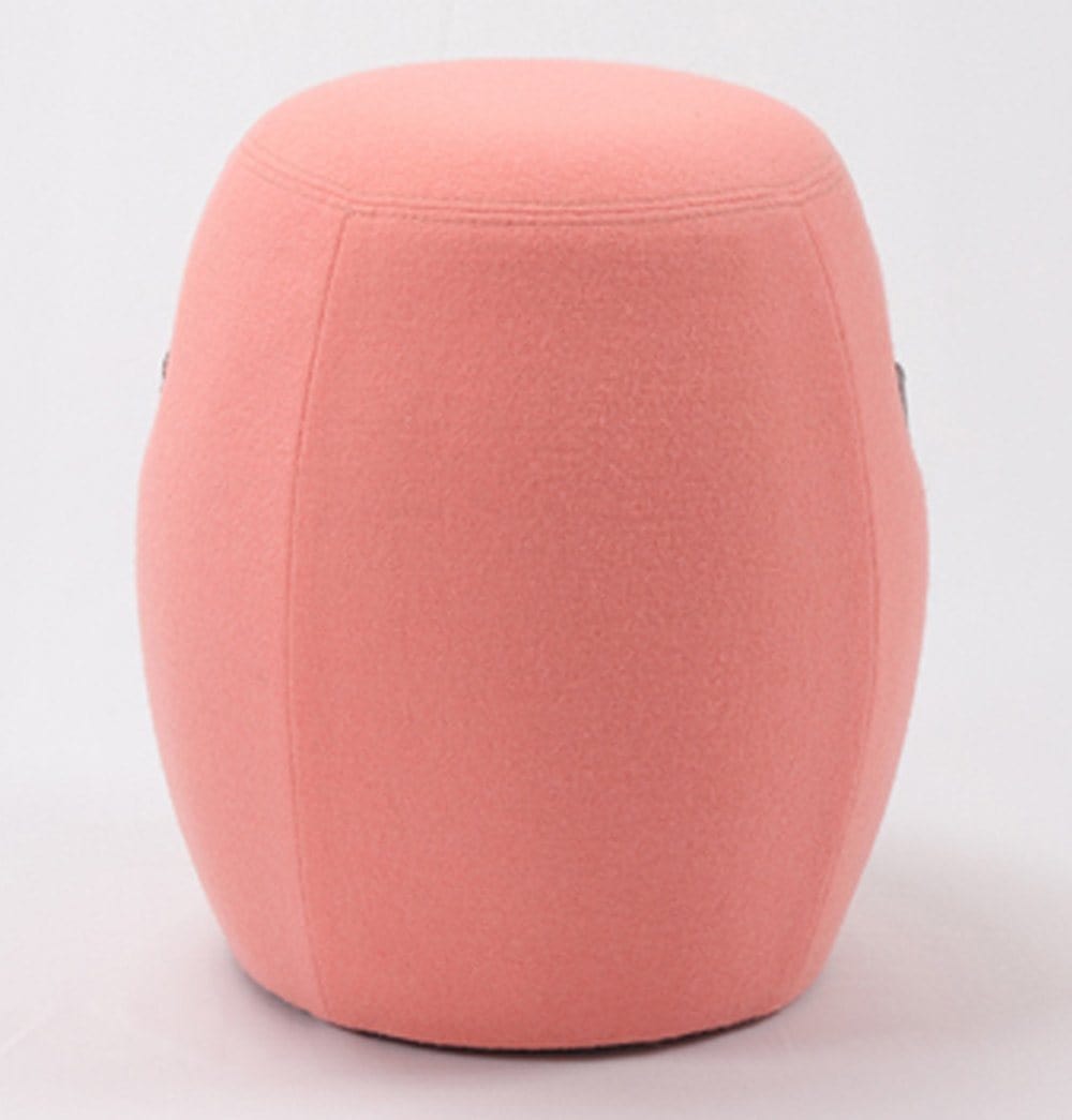 Kiley Handmade Pouf/Stool - Pink